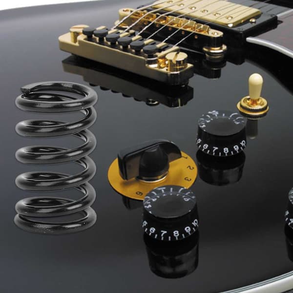 Spændefjeder til Bigsby Elbas Guitar Dele og Tilbehør (Sort)