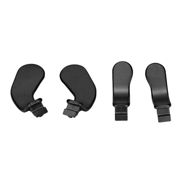 4 stk. stål bagpaddlesæt til Xbox One Elite trådløs controller serie 2 model 1797 - sort