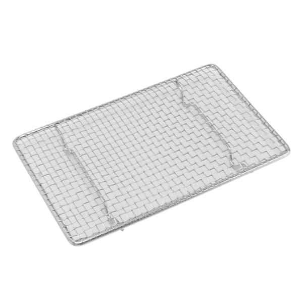 Rektangulär bakgaller i rostfritt stål, ugnssäker, högtemperaturmatlagning, rostning, grillning 19,2 cm
