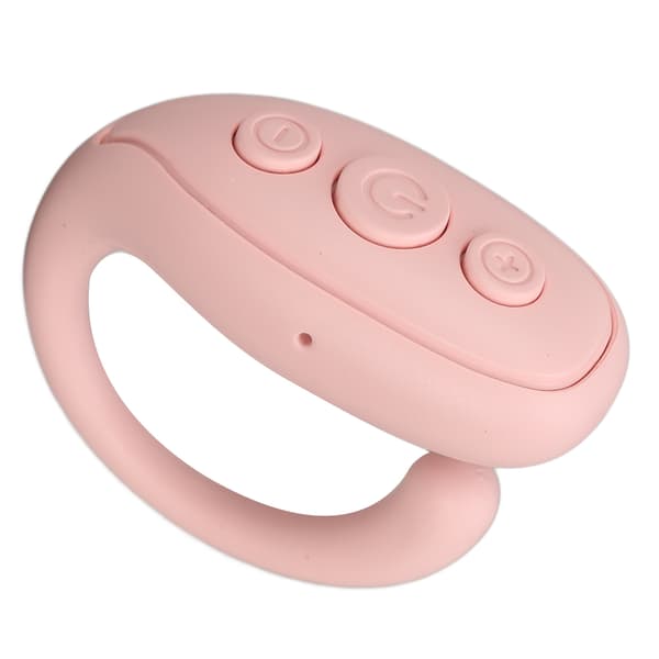 Smartphone trådløs Bluetooth-controller ABS-fingerring udvidet standby-kameraudløser til tablet, pink