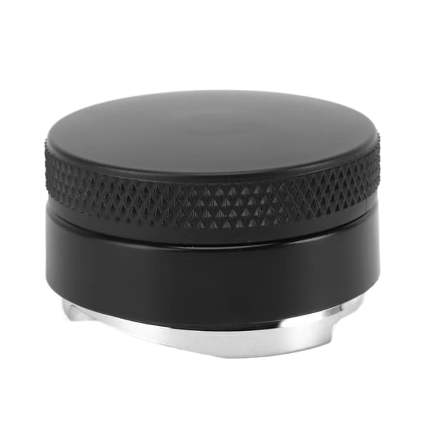 58 mm sort 304 rustfrit stål kaffedistributør og tamper-nivelleringsværktøj