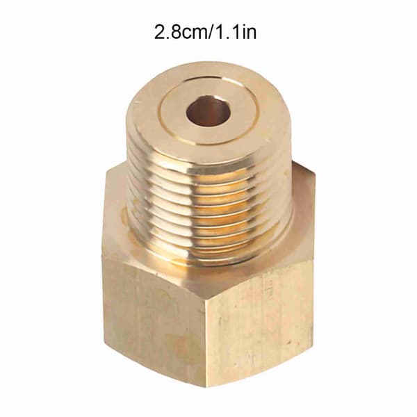 CO2 Cylinder Tank W21.8 til CGA320 Adapter Konverter til Akvarium