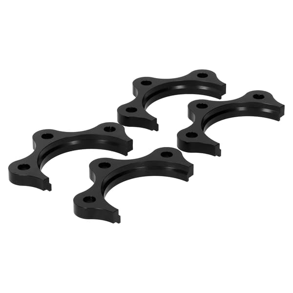 Sort akselafstandsstykkesæt 6061 T6 aluminiumslegering passer til Honda S2000/AP1/AP2/F20 2000-2009 Sort