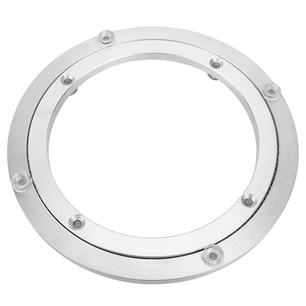 8\" Roterande displaybas i aluminiumlegering, runt vridbart stativ för utställning