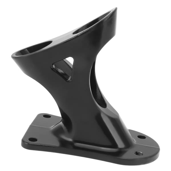 Flaggstångsfäste i aluminiumlegering, svart utomhusväggställ, 1 tums innerdiameter