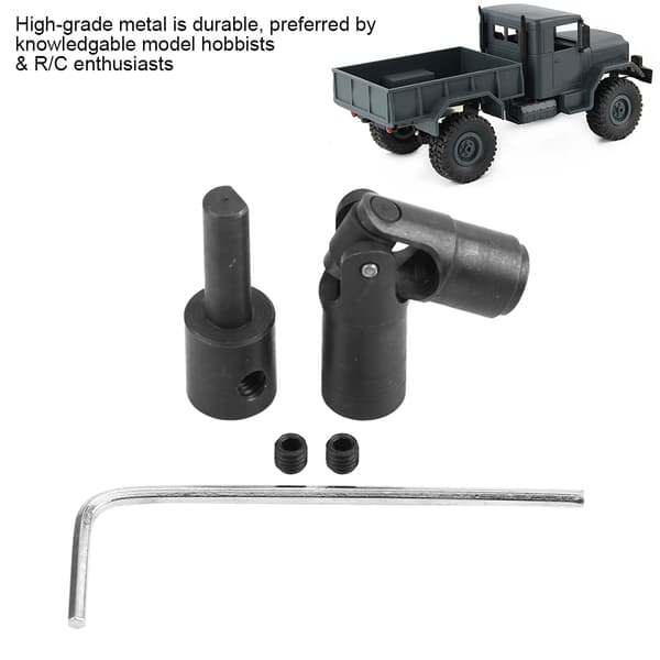 Metall CVD Drivaxelsats för WPL 1/16 RC Armélastbil, Förbättrad Transmissionskomponent