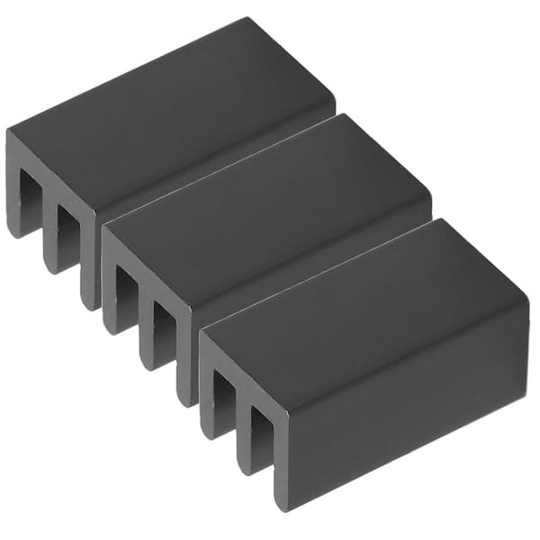 40 st kylflänsar i aluminium för PCB-chip 8,5x8x16mm