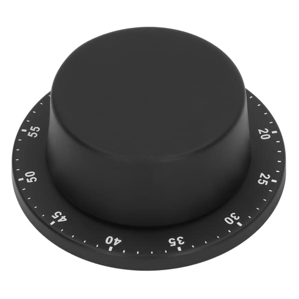 Magnetisk køkkentimer 304 rustfrit stål madlavningsur sort mekanisk stopur