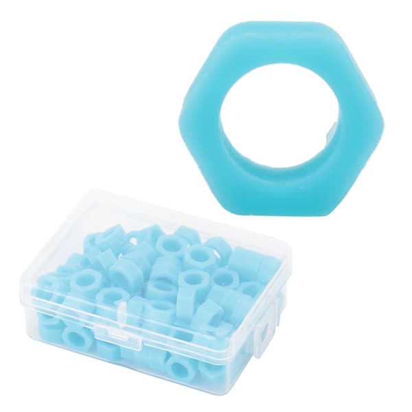 100 stk. Dental Code Ring Silikone Instrument Code Cirkel Autoklaverbar Tandlægemateriale