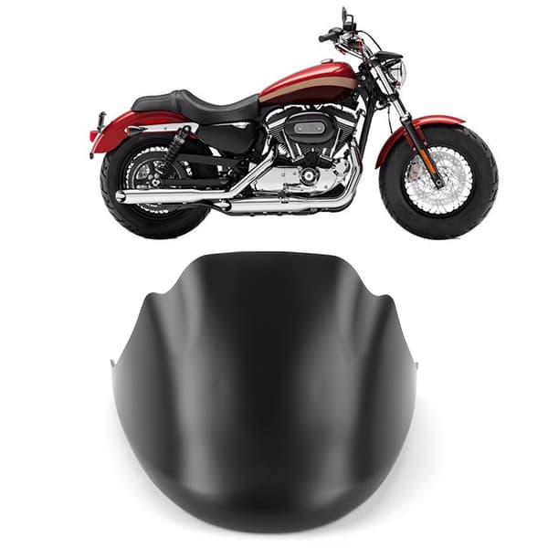 Motorcykel Front Spoiler Hageskærm Sæt Tilbehør Passer til 883 XL1200 2004‑2019