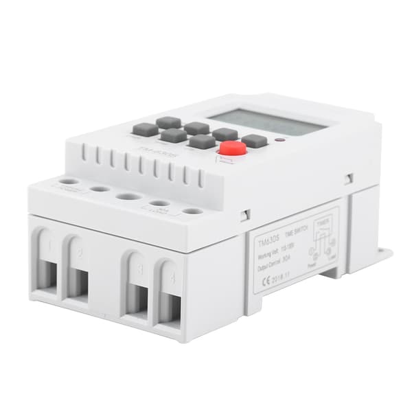 110V Digital Elektrisk Hållbar Programmerbar Smart Timerbrytare Kontroller