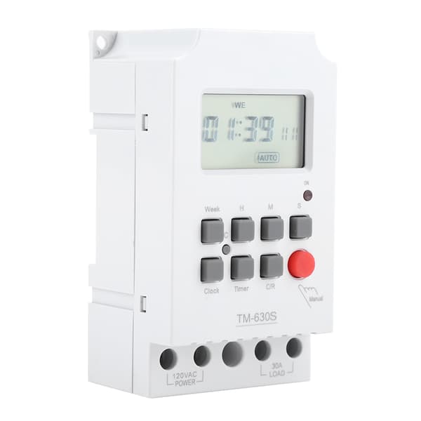 110V Digital Elektrisk Hållbar Programmerbar Smart Timerbrytare Kontroller