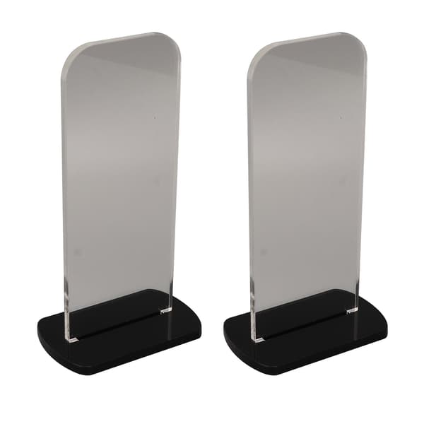 2 par lodrette akryl boksehandske displayholder opbevaring til handsker, sort