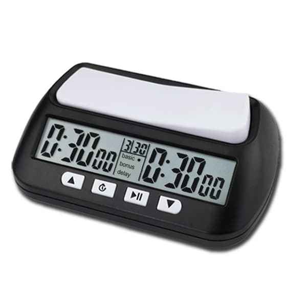 Schackklocka Digital schacktimer med ljudlarmfunktion YS 902 Svart Engelsk version