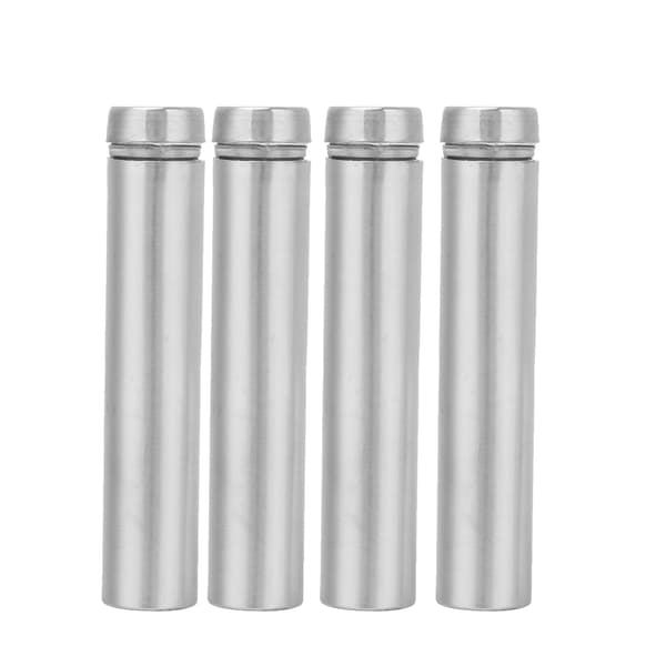Skiltsholder i rustfrit stål til pigglas, 4-pak, 12x80mm