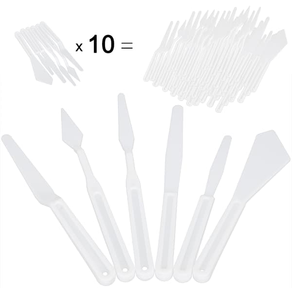 Polymerlera Plast Snidkniv Keramik Skulpturkniv 6st x 10 Set