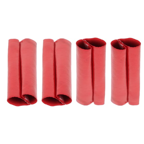 4-pack tyg stötdämpare dammskydd skyddsdelar för 1/10 RC bil röd