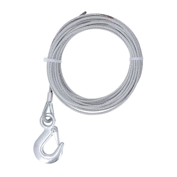 Spilwire 4mmx12m Kabel 2000LBS Styrke Rustfrit Stål Galvaniseret Erstatning