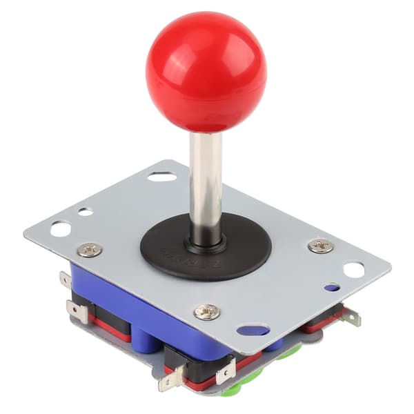 1 stk. klassisk konkurrencestil 2/4/8-vejs joystick-kugle til arkadespil