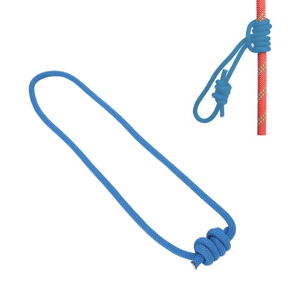 Blå Multifunktionslina 1,2m x 6mm 12kN Klätterrep för Utomhusbruk, Camping & Vandring
