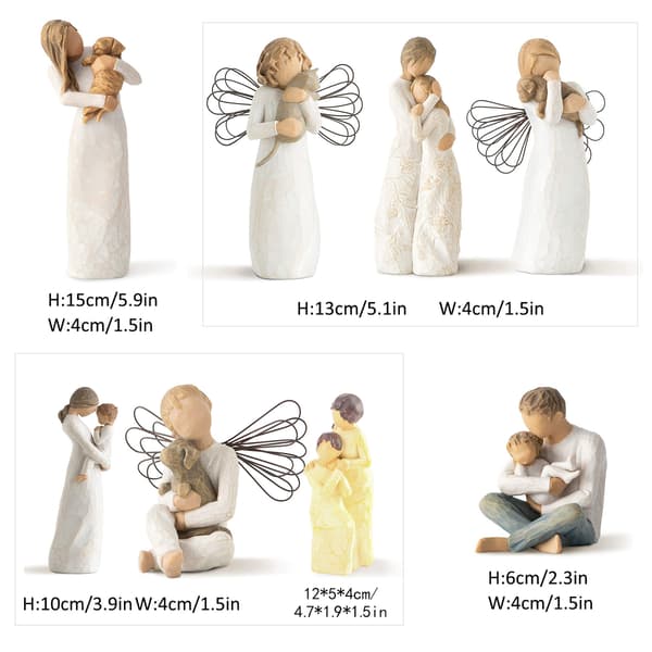 Willow Tree Hartsfigur Handgjord Prydnadspresent 4,5 Tum