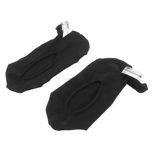 Knystlindrende sokker til kvinder, bløde, elastiske, åndbare, hallux valgus-korrigerende tåseparator-sokker til arbejde, sorte