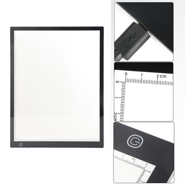 USB A3 LED Lyskasse Grafik Tablet Touchpad Animation Blyantskitse