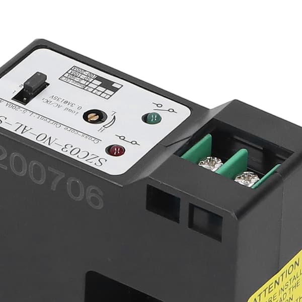 Transducer Strømsensor Switch Industriel 1.5-200A SZC03NOALSH PLC Relæudgang