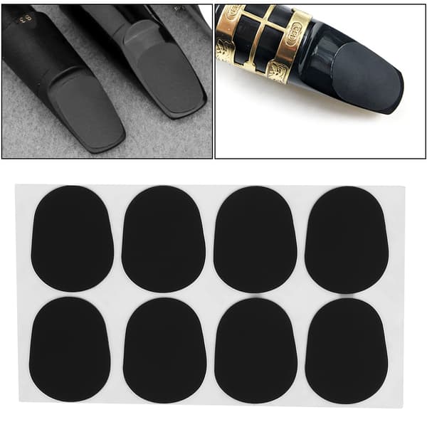 Baryton Altsaxofon Munstyckskudde Lappar 0,8 mm Tjocklek Pad Set