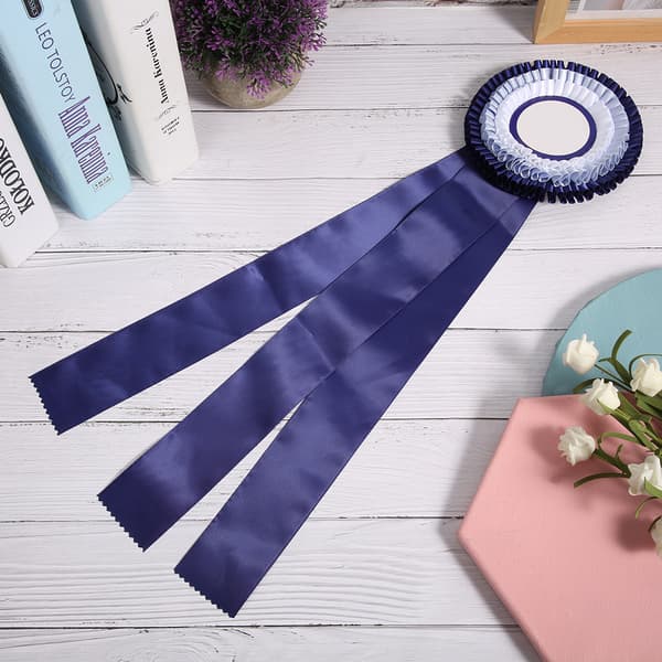 2:a plats Mini Rosettmärke Elegant Mästarmedalj Prispokal