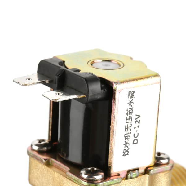 12V G3/4 Mässing NC Magnetventil 2-vägs, inget tryckkontroll, 2-pack