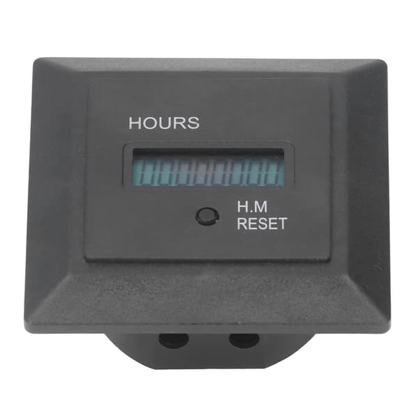 Digital timetæller 0-999999H 59M, AC 100-240V, Industriel timerdisplay