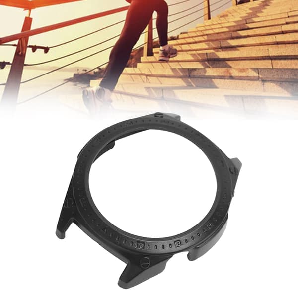 Erstatningsetui til GT3 ur, fuld beskyttelse ridsefast Smartwatch-cover, sort