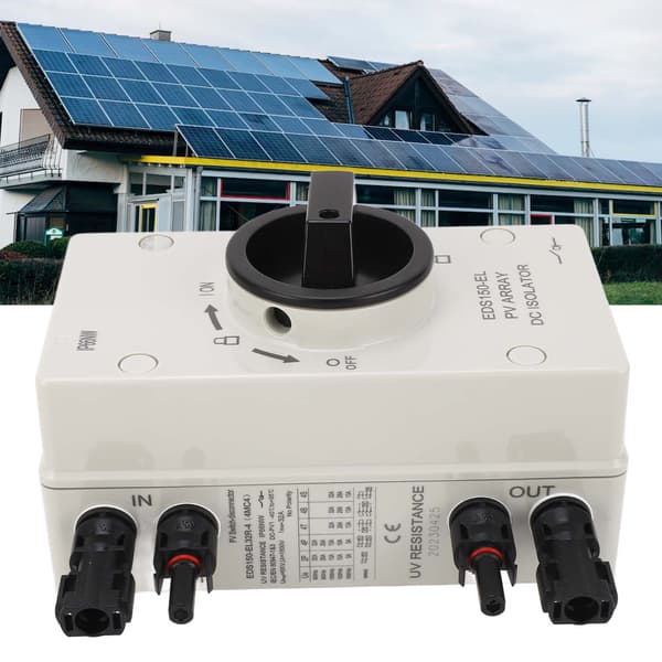 1000V 32A 4P Solar DC Isolatorafbryder IP66 Vandtæt PV-frakobling til solcellepaneler
