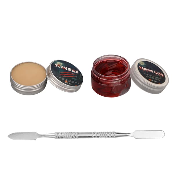 Halloween SFX Makeup Kit Form Ar-sår Sikker Hudvenlig Multifunktionel Specialeffekt Makeup Kit til Halloweenfest