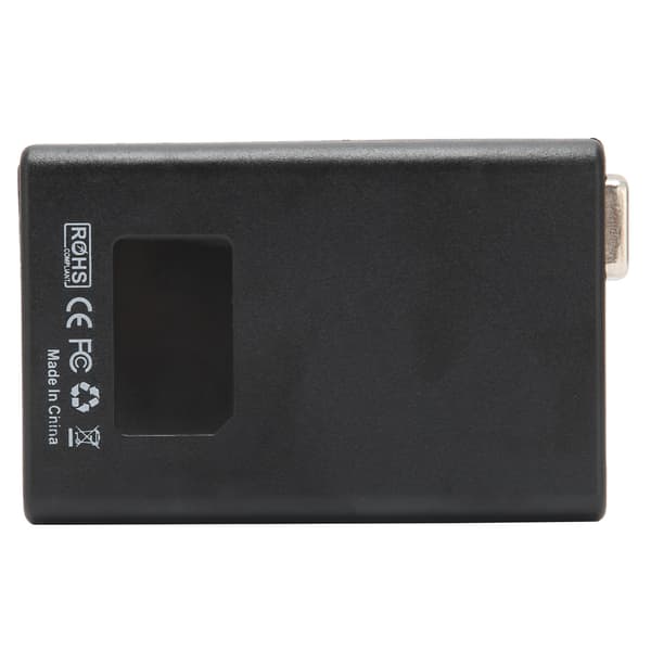 VGA til SCART-konverter HD-videoadapter computertilbehør med IR-fjernbetjening USB-strømkabel sort 1 sæt