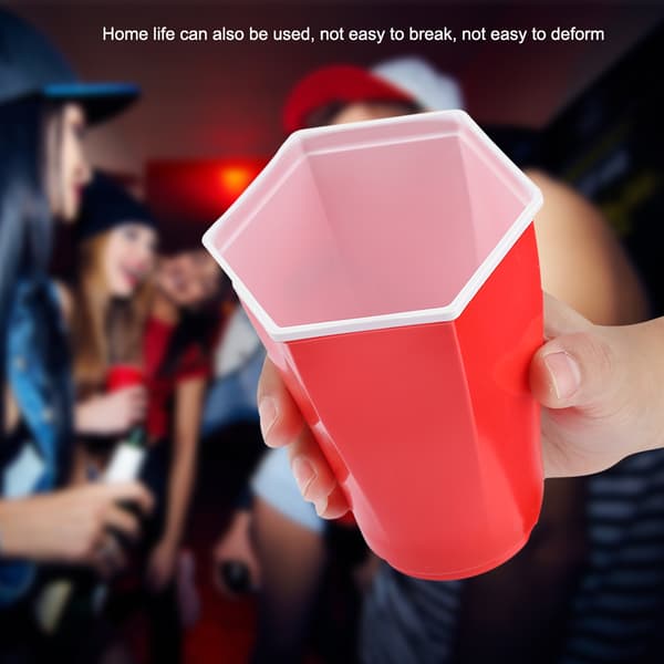 Hexcup Punainen Beer Pong -juhlamukisetti