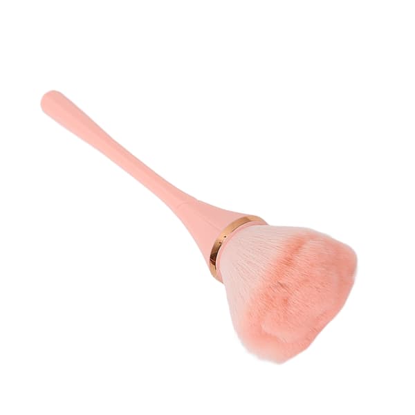 Makeupbørste Bløde, Rige Børster Slanke Hårtoppe Overdimensioneret Fluffy Stærk Puddergrebsevne Børste Pink