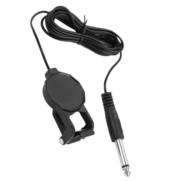 3,5 mm Piezo Pickup Mikrofonklämma för fiol akustisk gitarr