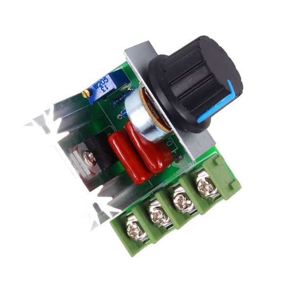 2000W AC Motor Hastighedsregulator 50-220V 25A Variabel Rotationskontrol til Elektrisk Ventilator