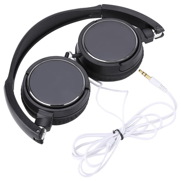 Hopfällbara On-Ear Trådbundna Hörlurar HiFi Stereo Bas Kompakta