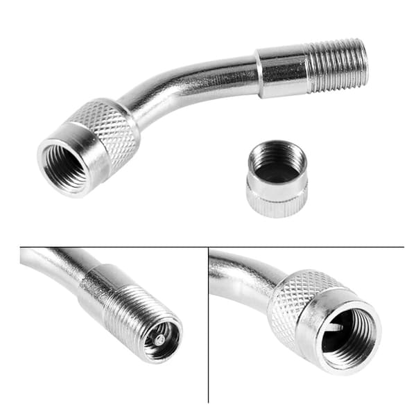45/90/135 graders bil motorcykel cykel ventiladapter däckslang förlängningsadapter