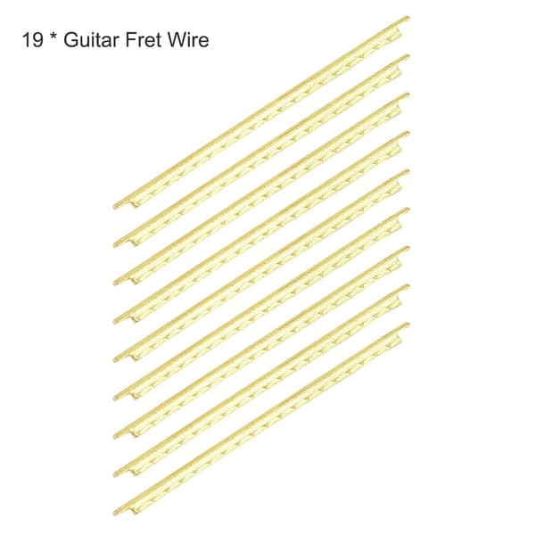 19 stk/sæt 39\" Messing Båndtråd 2,2 mm Bredde til Klassisk Akustisk Guitar Erstatning