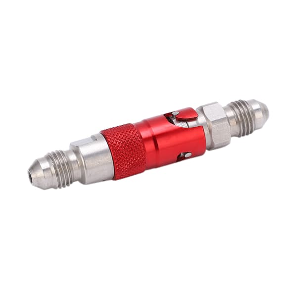 Motorcykel Bremseslange Væske Quick Release Fitting Adapter Rustfrit Stål Universal Rød