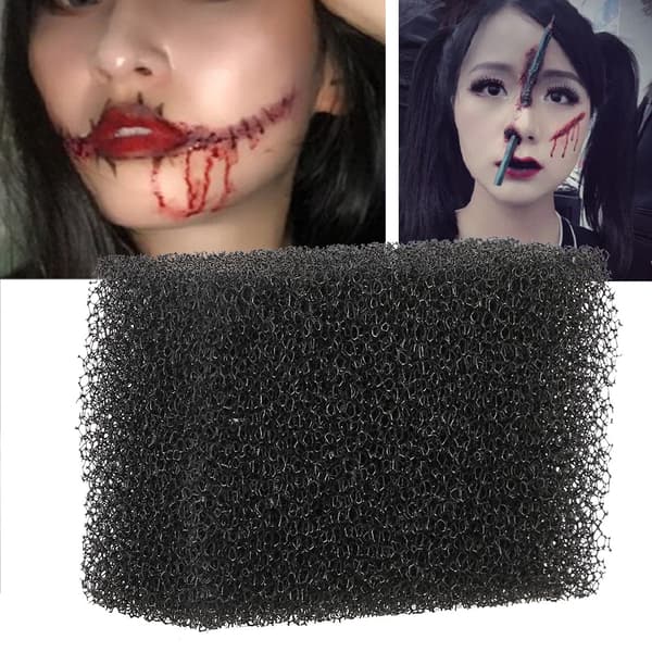 Halloween jul Special FX blod ar stubbeeffekter sår makeup stipple svamp 02