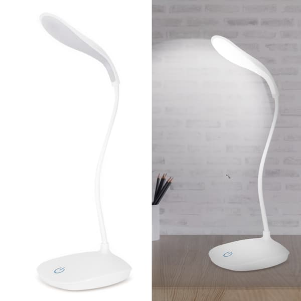 Fleksibel USB LED Bordlampe Dæmpbar Touch Kontrol Læselampe til Natbrug