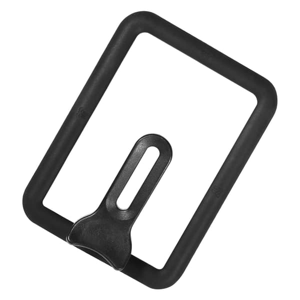Detta stående rektangulära glaslock är förtjockat för att passa olika rektangulära grytor och pannor (Svart, 13x18cm)