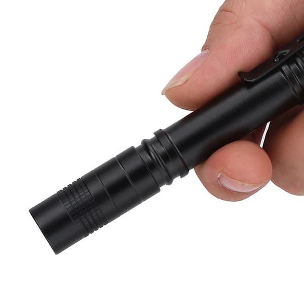 Bærbar Penlight LED Lommelygte, Super Lys til EDC & Camping, Enkeltpakke, Sort