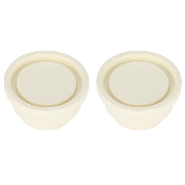 2-pack gummistopp för poolstegar, reservsäkerhetspluggar 6x3,9x3,3cm, pooltillbehör