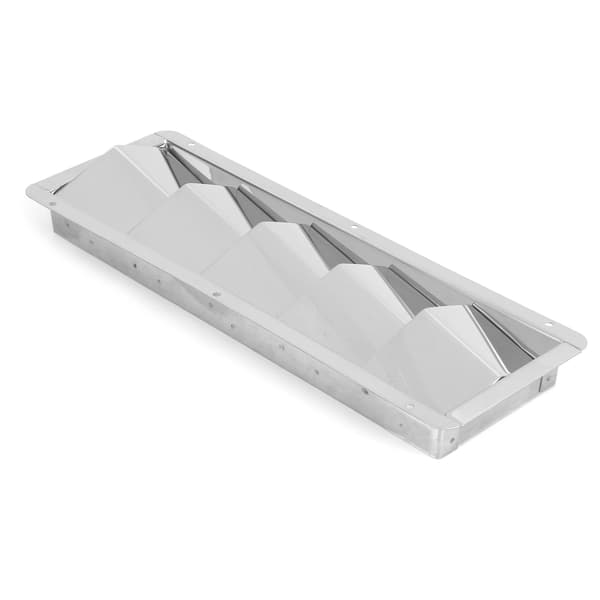 5 slidser båd lamelventil rektangel rustfrit stål holdbar ventilationsrist hardware montering